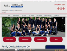 Tablet Screenshot of northlanddental.com